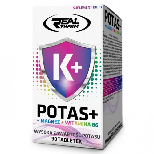 Real Pharm Potas+Magnez+Witamina B6, 90 Tablets